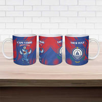 Custom Cape Verde Football Ceramic Mug One Team One Victory - Wonder Print Shop