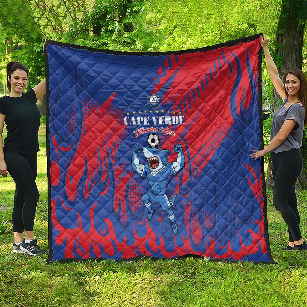 Cape Verde Football Quilt One Team One Victory - Wonder Print Shop