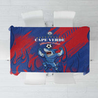 Cape Verde Football Tablecloth One Team One Victory - Wonder Print Shop