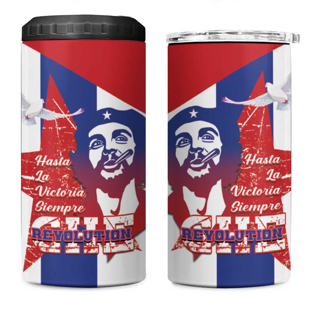 Cuba Liberation Day 4 in 1 Can Cooler Tumbler Che Guevara Revolution - Wonder Print Shop