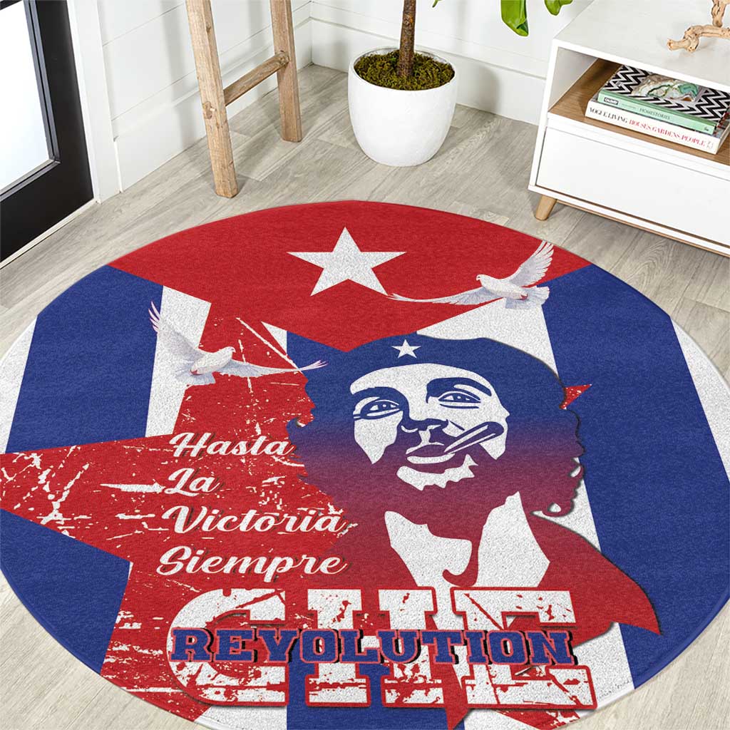 Cuba Liberation Day Round Carpet Che Guevara Revolution