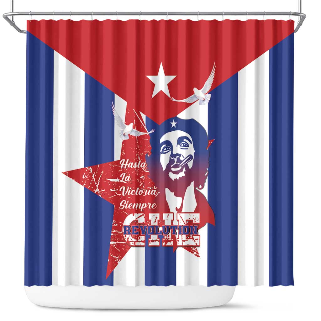 Cuba Liberation Day Shower Curtain Che Guevara Revolution