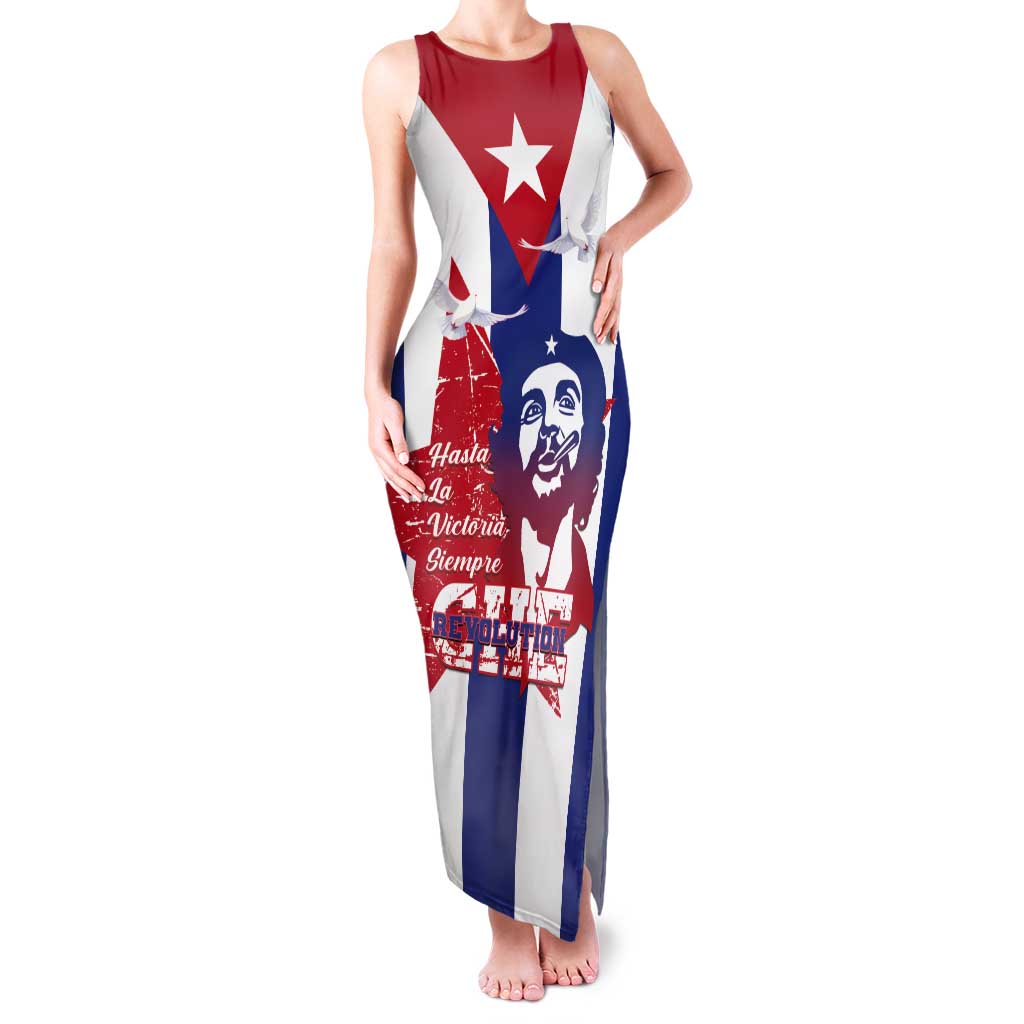 Cuba Liberation Day Tank Maxi Dress Che Guevara Revolution - Wonder Print Shop