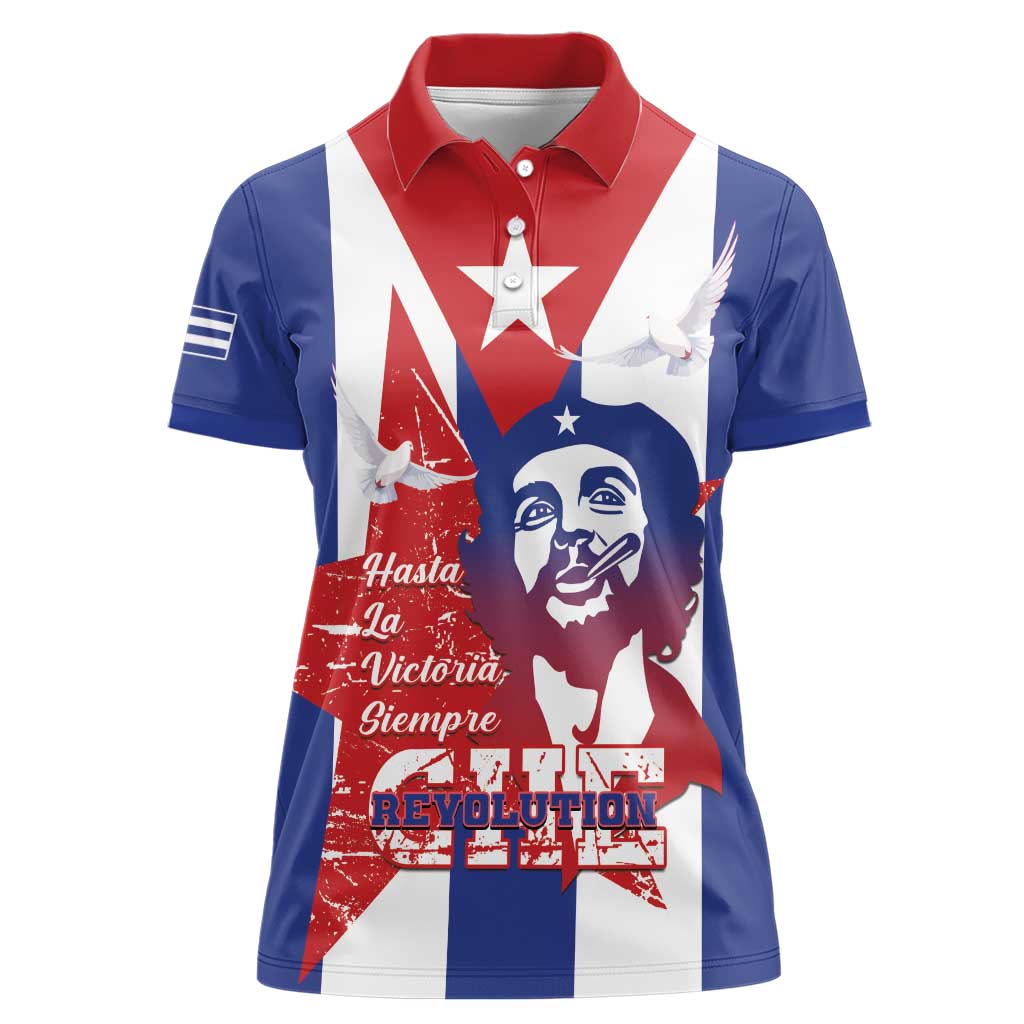 Cuba Liberation Day Women Polo Shirt Che Guevara Revolution - Wonder Print Shop