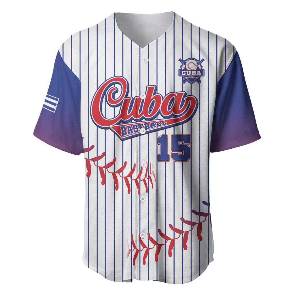 Custom Cuba Baseball Baseball Jersey Sporty Style - Wonder Print Shop