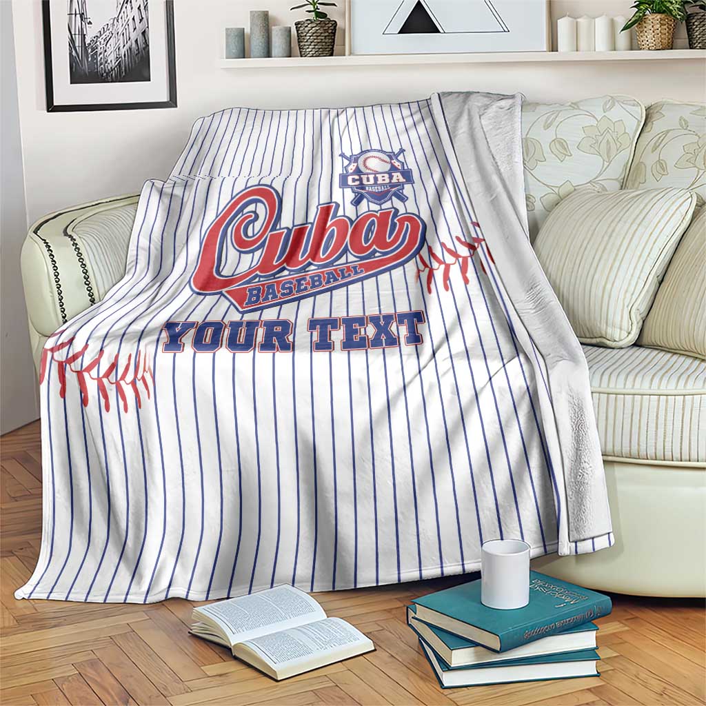 Custom Cuba Baseball Blanket Sporty Style