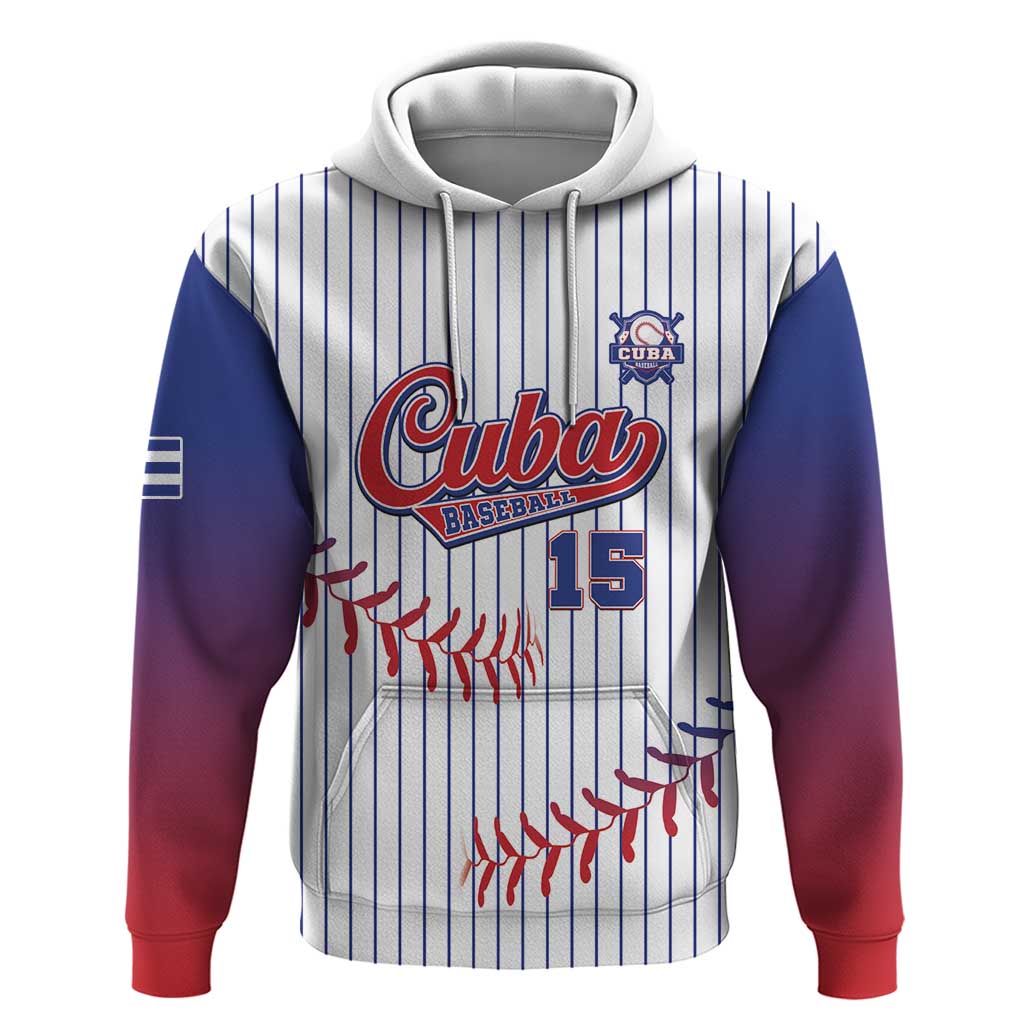 Custom Cuba Baseball Hoodie Sporty Style - Wonder Print Shop