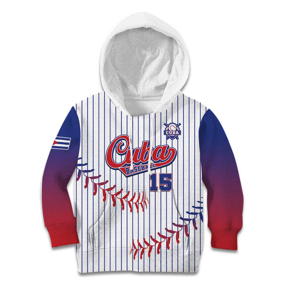 Custom Cuba Baseball Kid Hoodie Sporty Style - Wonder Print Shop