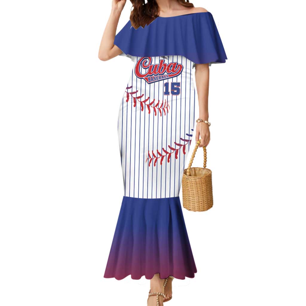 Custom Cuba Baseball Mermaid Dress Sporty Style - Wonder Print Shop