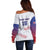 Custom Cuba Baseball Off Shoulder Sweater Sporty Style - Wonder Print Shop