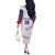 Custom Cuba Baseball Off The Shoulder Long Sleeve Dress Sporty Style - Wonder Print Shop