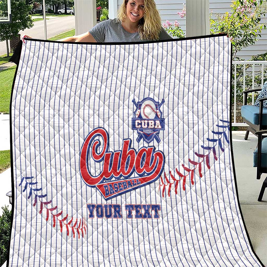 Custom Cuba Baseball Quilt Sporty Style - Wonder Print Shop