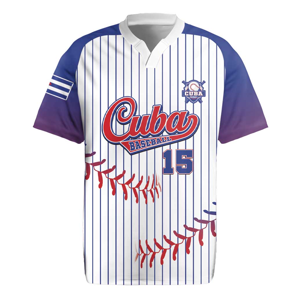 Custom Cuba Baseball Rugby Jersey Sporty Style - Wonder Print Shop