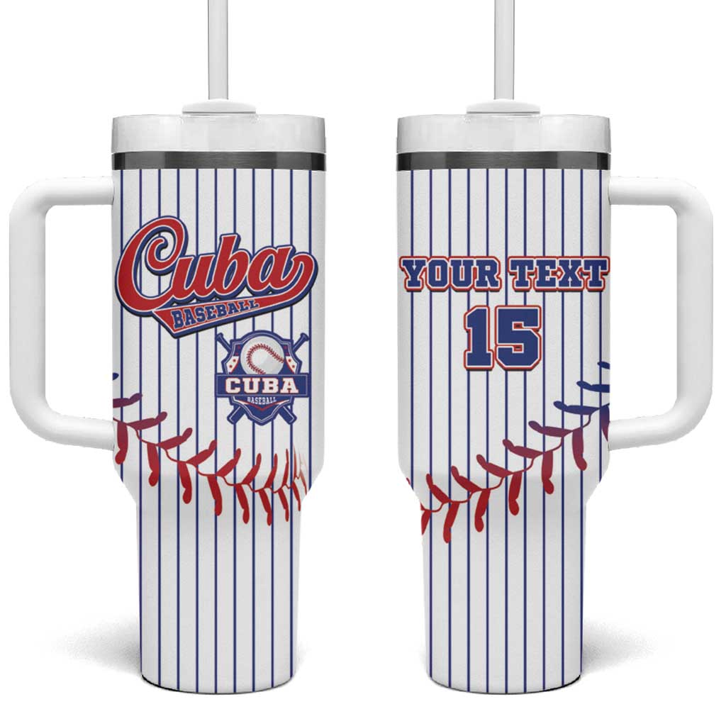 Custom Cuba Baseball Tumbler With Handle Sporty Style - Wonder Print Shop