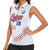 Custom Cuba Baseball Women Sleeveless Polo Shirt Sporty Style - Wonder Print Shop