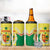 Personalised Senegal 4 in 1 Can Cooler Tumbler Coat Of Arms Mix African Pattern - Wonder Print Shop