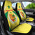 Personalised Senegal Car Seat Cover Coat Of Arms Mix African Pattern - Wonder Print Shop