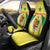 Personalised Senegal Car Seat Cover Coat Of Arms Mix African Pattern - Wonder Print Shop