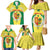 Personalised Senegal Family Matching Mermaid Dress and Hawaiian Shirt Coat Of Arms Mix African Pattern - Wonder Print Shop