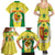 Personalised Senegal Family Matching Summer Maxi Dress and Hawaiian Shirt Coat Of Arms Mix African Pattern - Wonder Print Shop