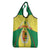 Personalised Senegal Grocery Bag Coat Of Arms Mix African Pattern