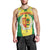 Personalised Senegal Men Tank Top Coat Of Arms Mix African Pattern - Wonder Print Shop