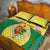 Personalised Senegal Quilt Bed Set Coat Of Arms Mix African Pattern - Wonder Print Shop