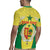 Personalised Senegal Rugby Jersey Coat Of Arms Mix African Pattern - Wonder Print Shop