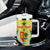 Personalised Senegal Tumbler With Handle Coat Of Arms Mix African Pattern - Wonder Print Shop