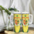 Personalised Senegal Tumbler With Handle Coat Of Arms Mix African Pattern - Wonder Print Shop