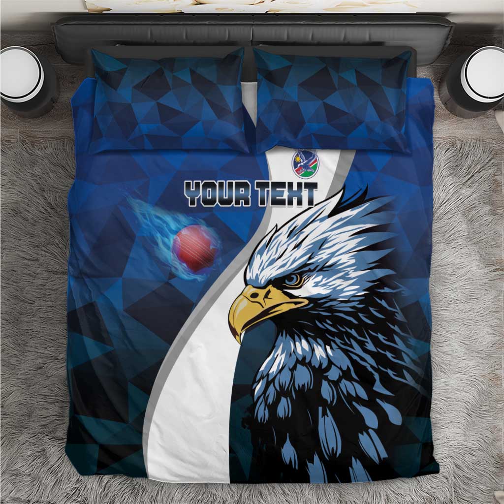 Custom Namibia Cricket Bedding Set Go Champions