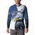 Custom Namibia Cricket Button Sweatshirt Go Champions