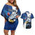 Custom Namibia Cricket Couples Matching Off Shoulder Short Dress and Hawaiian Shirt Go Champions