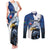 Custom Namibia Cricket Couples Matching Tank Maxi Dress and Long Sleeve Button Shirt Go Champions