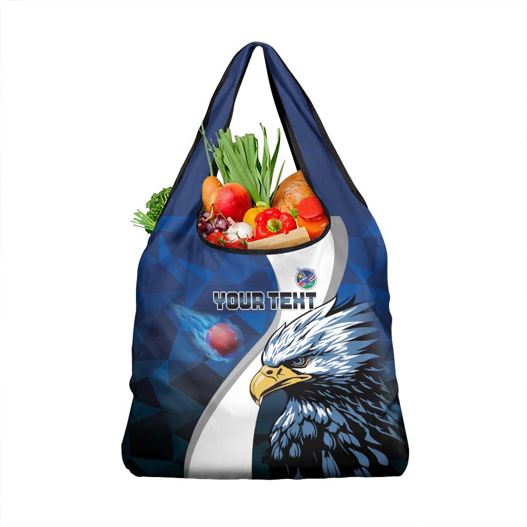 Custom Namibia Cricket Grocery Bag Go Champions