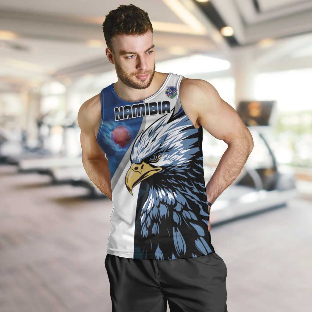 Custom Namibia Cricket Men Tank Top Go Champions