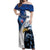 Custom Namibia Cricket Off Shoulder Maxi Dress Go Champions