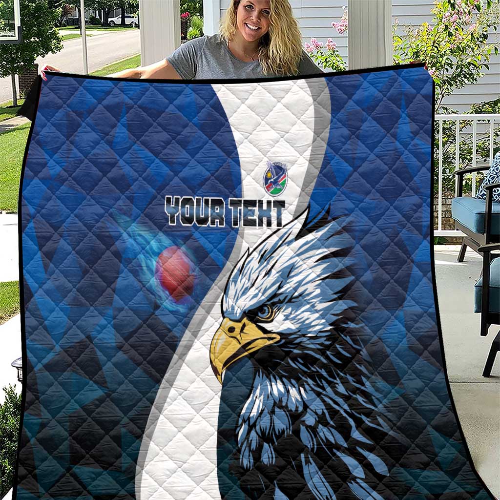 Custom Namibia Cricket Quilt Go Champions