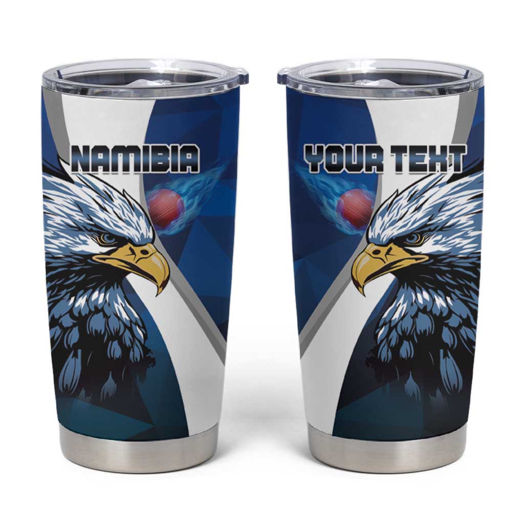 Custom Namibia Cricket Tumbler Cup Go Champions