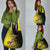 Custom Uganda Football Grocery Bag Black Crowned Crane Mix Grunge Style - Yellow Color