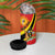 Personalised Uganda 4 in 1 Can Cooler Tumbler Black Crowned Crane With Coat Of Arms