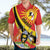 Personalized Uganda Hawaiian Shirt Black Crowned Crane With Coat Of Arms