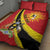 Personalized Uganda Quilt Bed Set Black Crowned Crane With Coat Of Arms