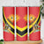 Personalised Uganda Skinny Tumbler Black Crowned Crane With Coat Of Arms