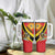 Personalised Uganda Tumbler With Handle Black Crowned Crane With Coat Of Arms