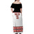 Custom Canada Ice Hockey Off Shoulder Maxi Dress Go Team Canada