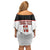 Custom Canada Ice Hockey Off Shoulder Short Dress Go Team Canada