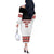 Custom Canada Ice Hockey Off The Shoulder Long Sleeve Dress Go Team Canada