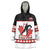 Custom Canada Ice Hockey Wearable Blanket Hoodie Go Team Canada