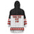 Custom Canada Ice Hockey Wearable Blanket Hoodie Go Team Canada